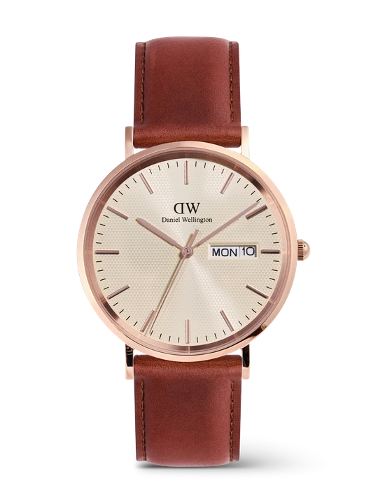 Zdjęcie produktu Daniel Wellington DW Watch Classic Day Display St Mawes Rose Gold Champagne 40mm