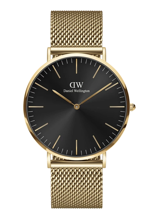 Zdjęcie produktu Daniel Wellington DW Watch Classic Mesh Onyx Gold 40mm