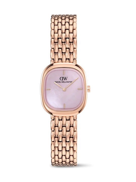 Zdjęcie produktu Daniel Wellington DW Watch Corta Pink Mop Grain-Link Rose Gold 24mm