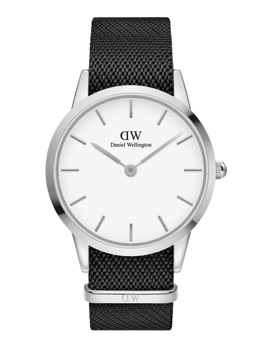 Zdjęcie produktu Daniel Wellington DW Watch Iconic Black NATO White Dial 40mm Silver