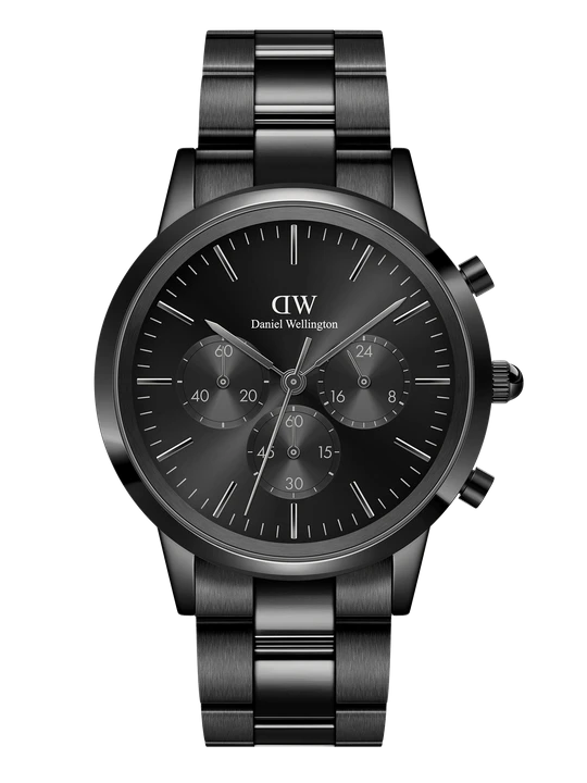Zdjęcie produktu Daniel Wellington DW Watch Iconic Chronograph Link Onyx B 42mm Black