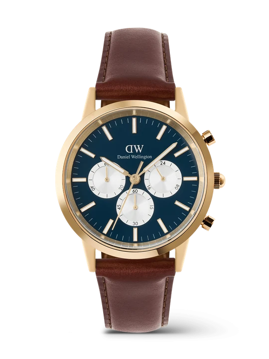 Zdjęcie produktu Daniel Wellington DW Watch Iconic Chronograph St Mawes Arctic Panda Gold 42mm