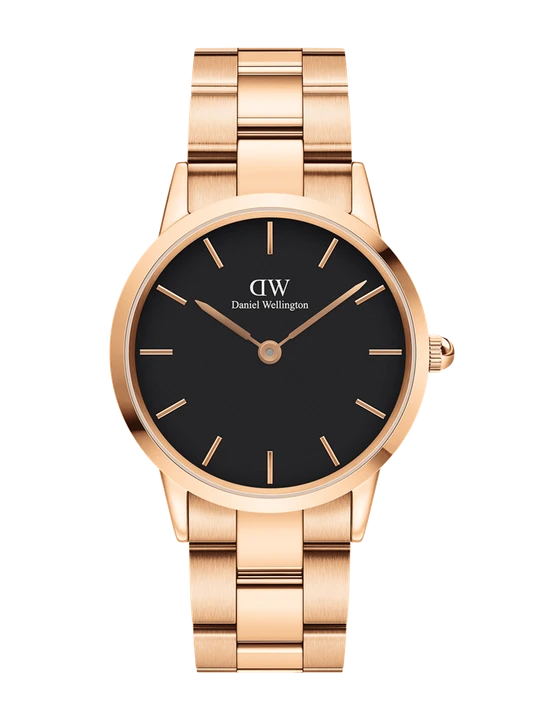 Zdjęcie produktu Daniel Wellington DW Watch Iconic Link Black Rose Gold 28mm