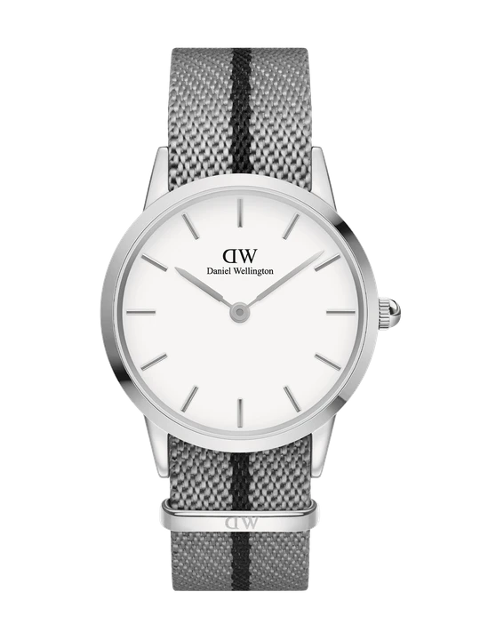 Zdjęcie produktu Daniel Wellington DW Watch Iconic NATO Grey / Black 36mm Silver