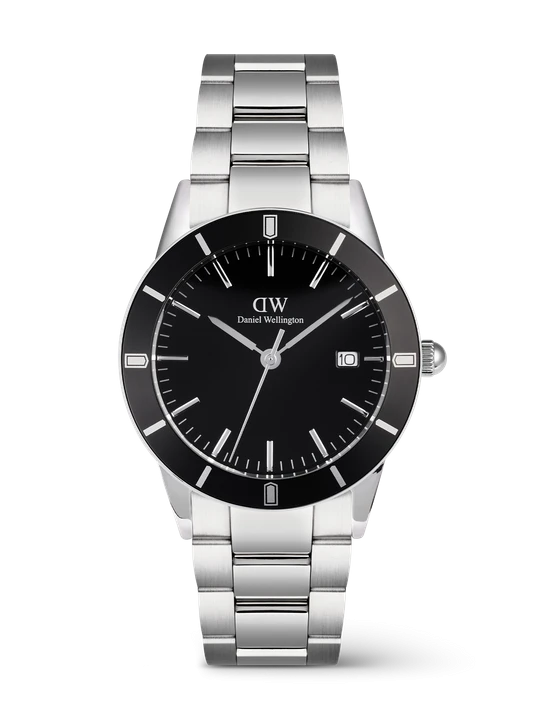 Zdjęcie produktu Daniel Wellington DW Watch Iconic Paradigma Link Black Enamel 40mm Silver