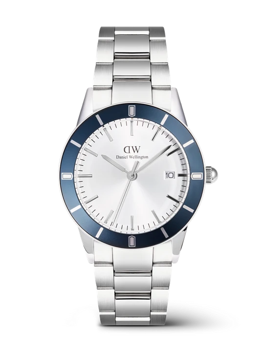 Zdjęcie produktu Daniel Wellington DW Watch Iconic Paradigma Link Blue Bezel Silver 40mm