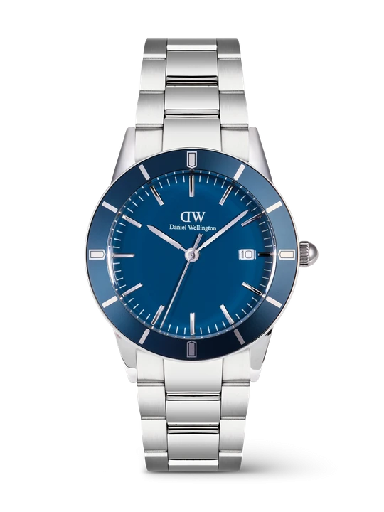 Zdjęcie produktu Daniel Wellington DW Watch Iconic Paradigma Link Blue Enamel Silver 40mm