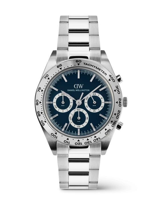 Zdjęcie produktu Daniel Wellington DW Watch Iconic Tachymeter 3-Link Arctic Silver 42mm