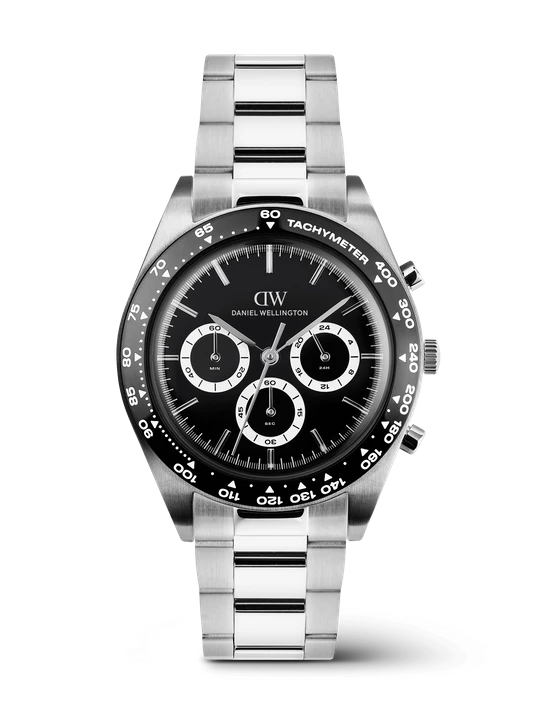 Zdjęcie produktu Daniel Wellington DW Watch Iconic Tachymeter 3-Link Black Silver 42mm