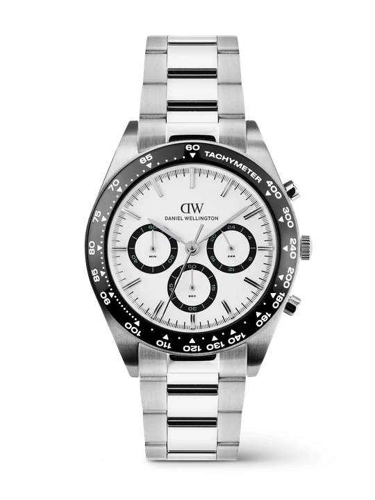 Zdjęcie produktu Daniel Wellington DW Watch Iconic Tachymeter 3-Link Silver 42mm