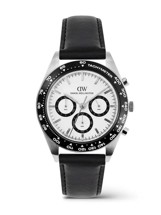 Zdjęcie produktu Daniel Wellington DW Watch Iconic Tachymeter Sheffield Silver 42mm