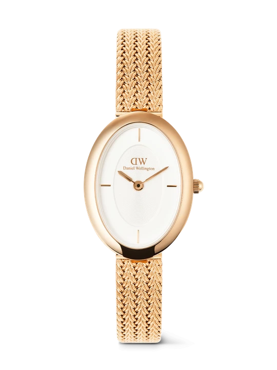 Zdjęcie produktu Daniel Wellington DW Watch Juliette Braided Mesh White Sunray Rose Gold 20x26mm