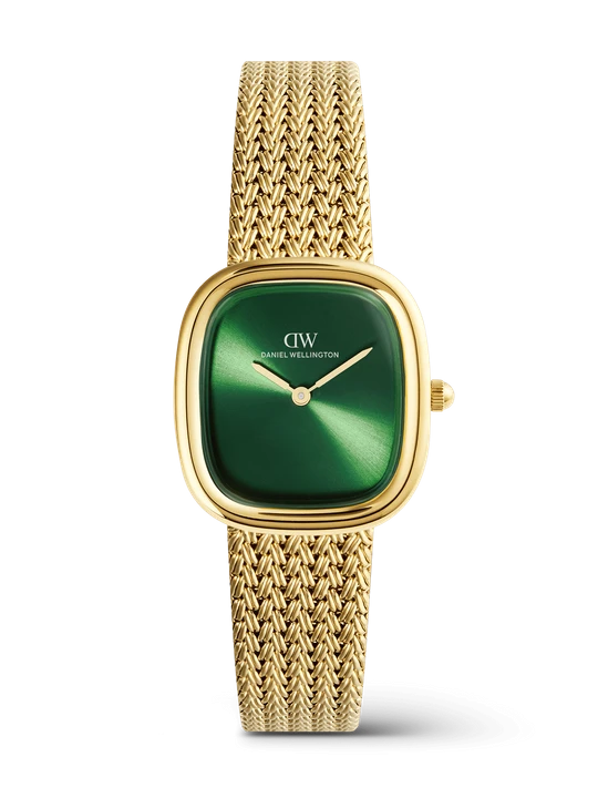 Zdjęcie produktu Daniel Wellington DW Watch Margot Braided Mesh Emerald Gold 24mm