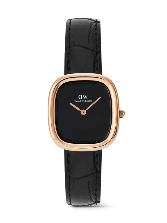 Zdjęcie produktu Daniel Wellington DW Watch Margot Reading Onyx Ceramic Rose Gold 24x26mm