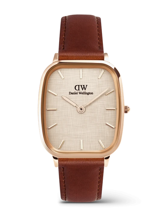 Zdjęcie produktu Daniel Wellington DW Watch Marlon St Mawes Linen Rose Gold 32x36, 3mm