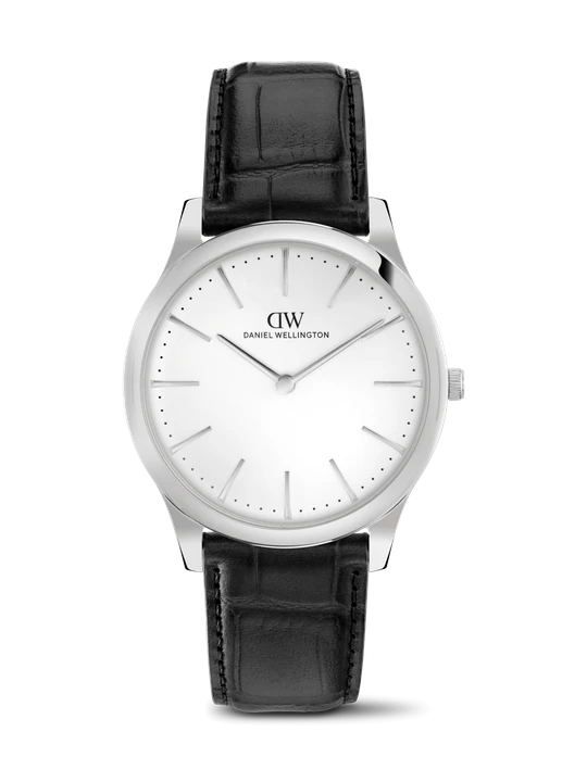 Zdjęcie produktu Daniel Wellington DW Watch Pathfinder Black-Croc Frost-White Silver 39mm