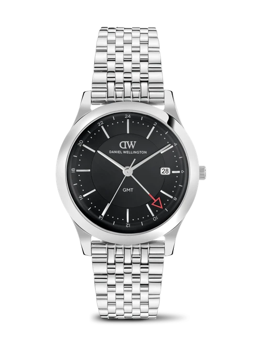 Zdjęcie produktu Daniel Wellington DW Watch Pathfinder GMT 7-Link Black Silver 39mm