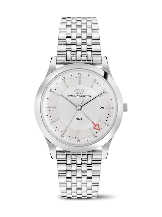 Zdjęcie produktu Daniel Wellington DW Watch Pathfinder GMT 7-Link Frost-White Silver 39mm