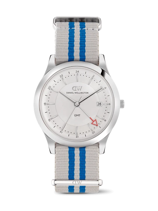 Zdjęcie produktu Daniel Wellington DW Watch Pathfinder GMT Rowden Frost-White Silver 39mm