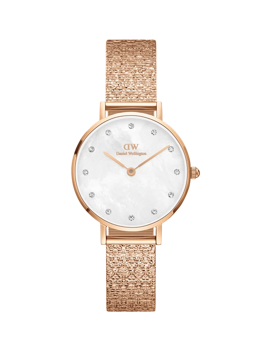 Zdjęcie produktu Daniel Wellington DW Watch Petite Lumine Pressed Piano White MoP Rose Gold 28mm