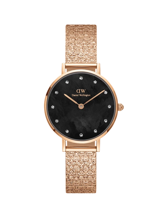 Zdjęcie produktu Daniel Wellington DW Watch Petite Lumine Pressed Piano Black MoP Rose Gold 28mm