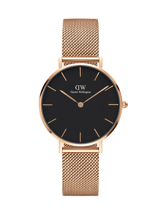 Zdjęcie produktu Daniel Wellington DW Watch Petite Melrose Black 36mm Rose Gold