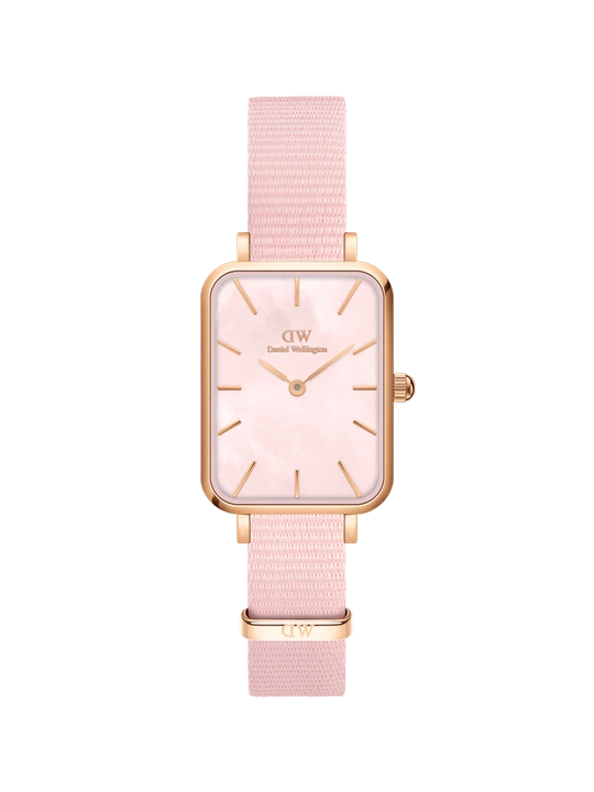 Zdjęcie produktu Daniel Wellington DW Watch Quadro Coral Pink MoP Rose Gold 20x26mm MIC
