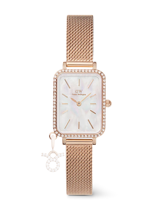 Zdjęcie produktu Daniel Wellington DW Watch Quadro Crystal Zodiac Melrose 20x26mm Rose Gold