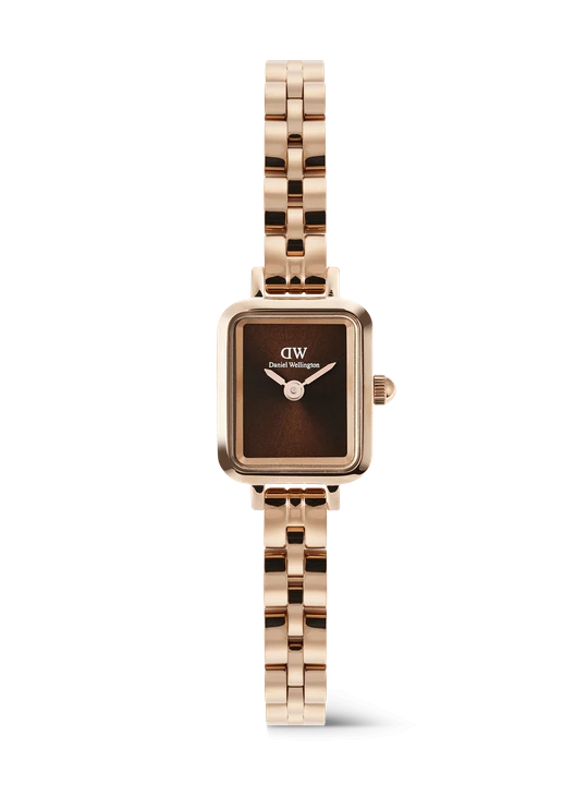 Zdjęcie produktu Daniel Wellington DW Watch Quadro Mini Arch 3-link Amber Sunray Rose Gold 15.4X18.2mm