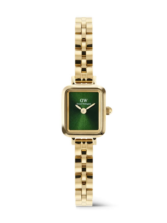 Zdjęcie produktu Daniel Wellington DW Watch Quadro Mini Arch 3-link Emerald Sunray Gold 15.4X18.2mm