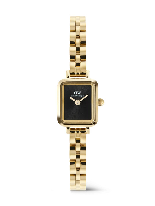 Zdjęcie produktu Daniel Wellington DW Watch Quadro Mini Arch 3-link Onyx Sunray Gold 15.4X18.2mm