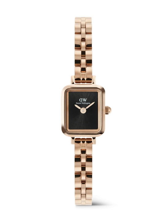 Zdjęcie produktu Daniel Wellington DW Watch Quadro Mini Arch 3-link Onyx Sunray Rose Gold 15.4X18.2mm