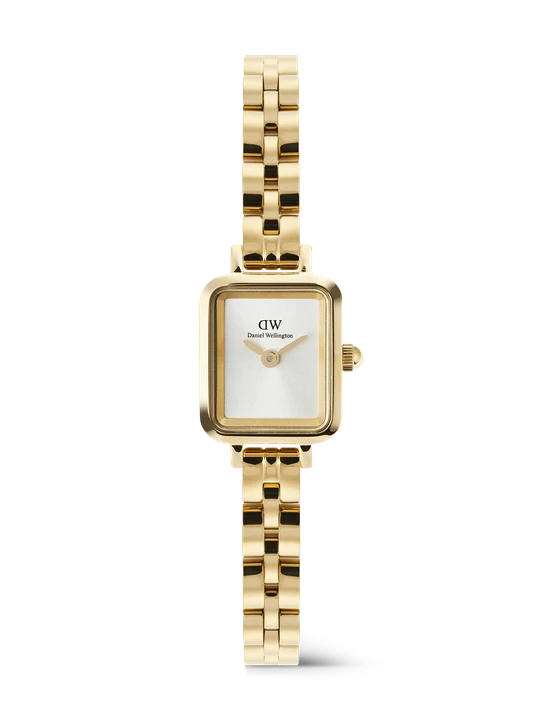 Zdjęcie produktu Daniel Wellington DW Watch Quadro Mini Arch 3-link White Sunray Gold 15.4X18.2mm