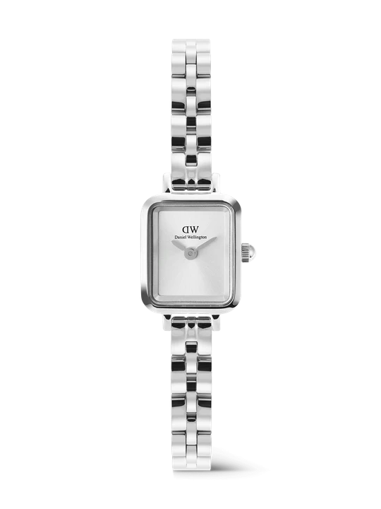 Zdjęcie produktu Daniel Wellington DW Watch Quadro Mini Arch 3-link White Sunray Silver 15.4X18.2mm