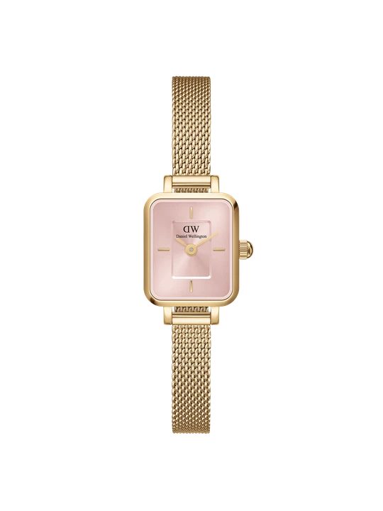 Zdjęcie produktu Daniel Wellington DW Watch Quadro Mini Evergold Blush 15.4x18.2mm Gold