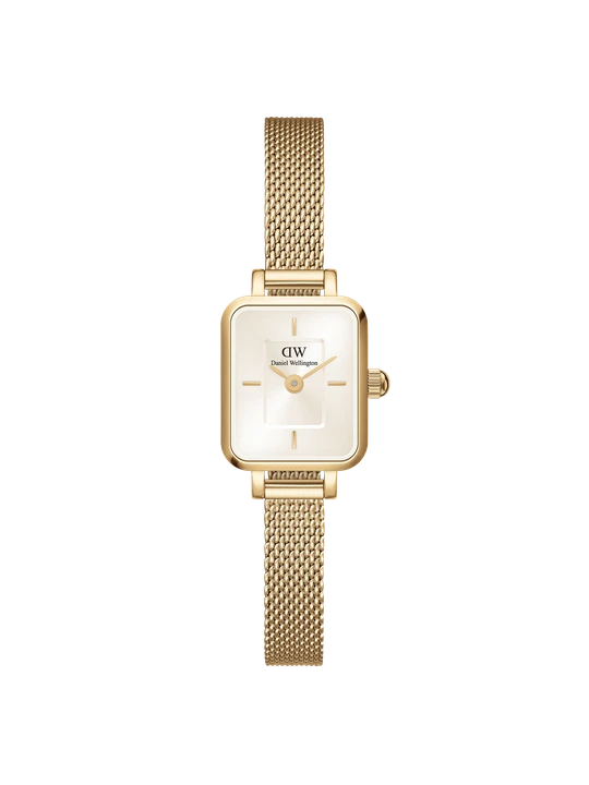 Zdjęcie produktu Daniel Wellington DW Watch Quadro Mini Evergold Champagne 15.4x18.2mm Gold