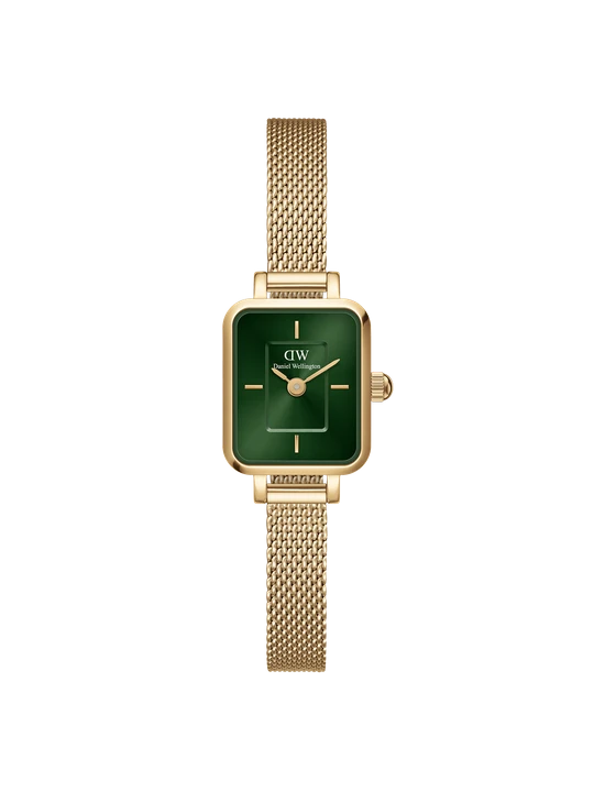 Zdjęcie produktu Daniel Wellington DW Watch Quadro Mini Evergold Emerald 15.4x18.2mm Gold