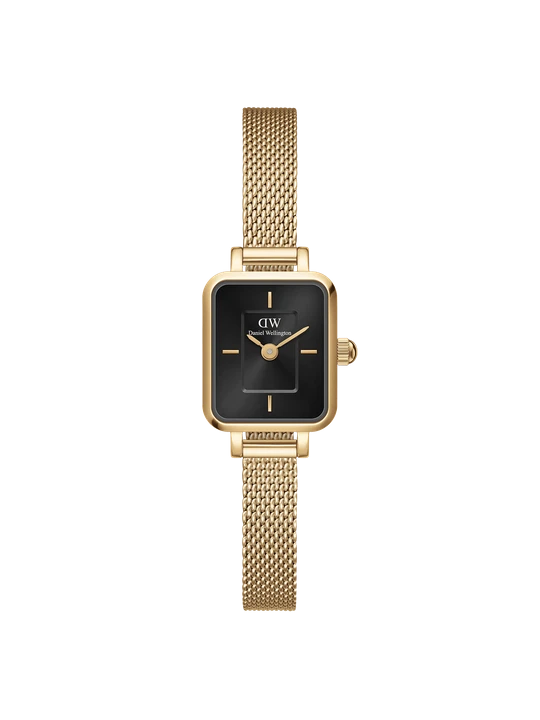 Zdjęcie produktu Daniel Wellington DW Watch Quadro Mini Evergold Onyx 15.4x18.2mm Gold
