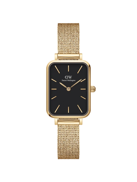 Zdjęcie produktu Daniel Wellington DW Watch Quadro Pressed Evergold Black 20x26mm Gold