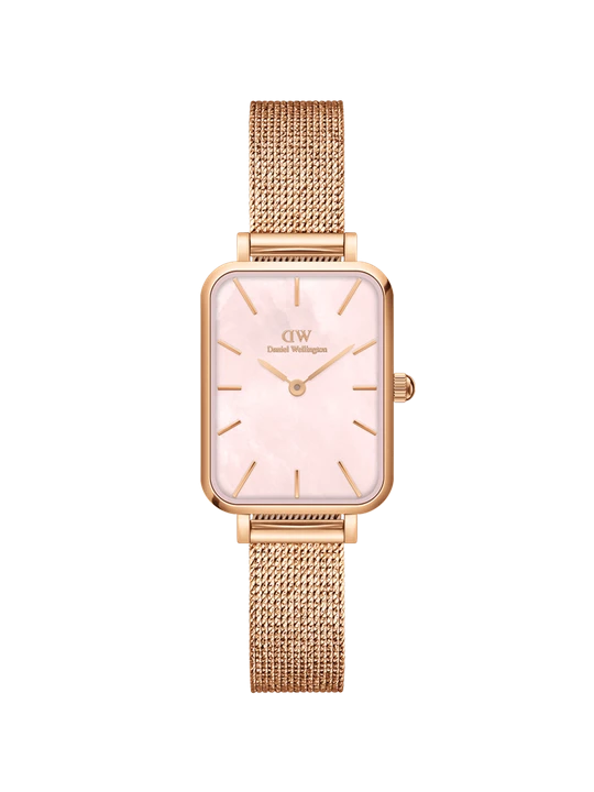 Zdjęcie produktu Daniel Wellington DW Watch Quadro Pressed Melrose Pink MoP 20x26mm Rose Gold