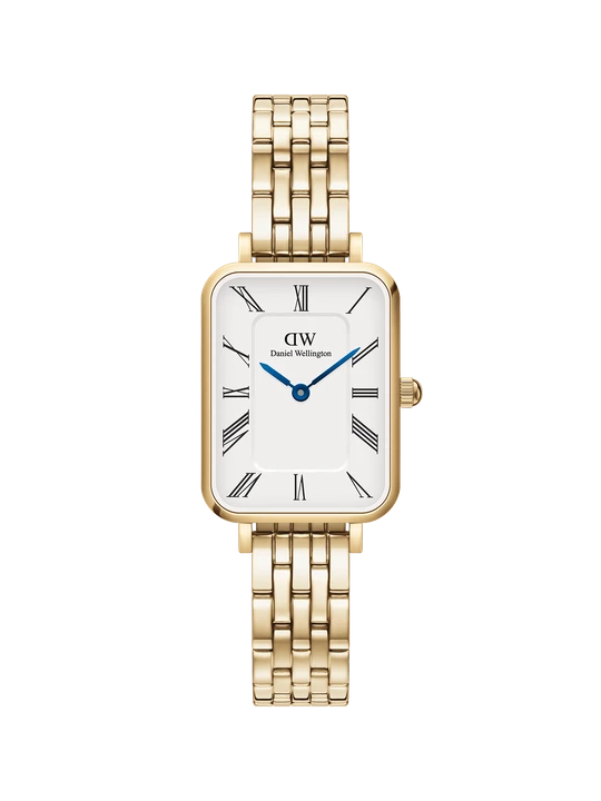 Zdjęcie produktu Daniel Wellington DW Watch Quadro Roman Numerals 5-Link Gold 20x26mm