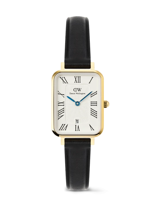 Zdjęcie produktu Daniel Wellington DW Watch Quadro Roman Numerals Date Sheffield Gold 20x26mm