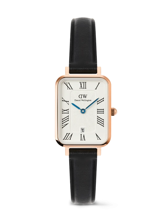 Zdjęcie produktu Daniel Wellington DW Watch Quadro Roman Numerals Date Sheffield Rose Gold 20x26mm