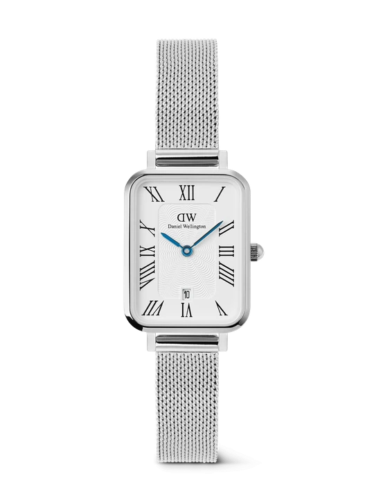 Zdjęcie produktu Daniel Wellington DW Watch Quadro Sterling Roman Numerals Date 20x26mm Silver