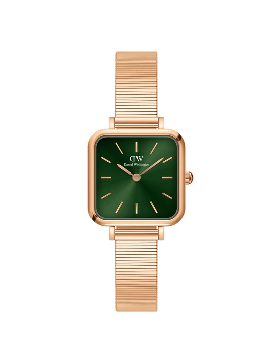 Zdjęcie produktu Daniel Wellington DW Watch Quadro Studio Green Rose Gold 22x22mm