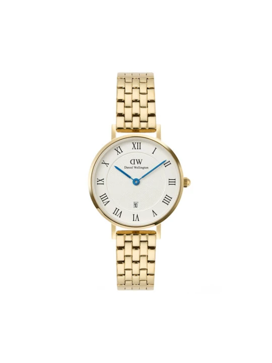 Zdjęcie produktu Daniel Wellington Zegarek Petite Roman Numerals DW00100857 Złoty