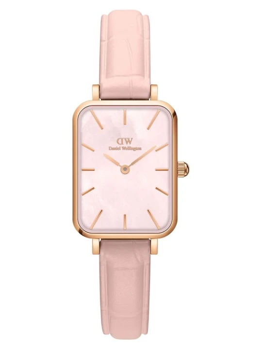 Zdjęcie produktu Daniel Wellington zegarek Quadro 20X26 Pressed Rouge różowy