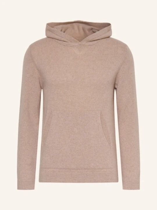 Zdjęcie produktu Daniele Fiesoli Bluza Z Kapturem Z Dzianiny Kaszmirowej beige