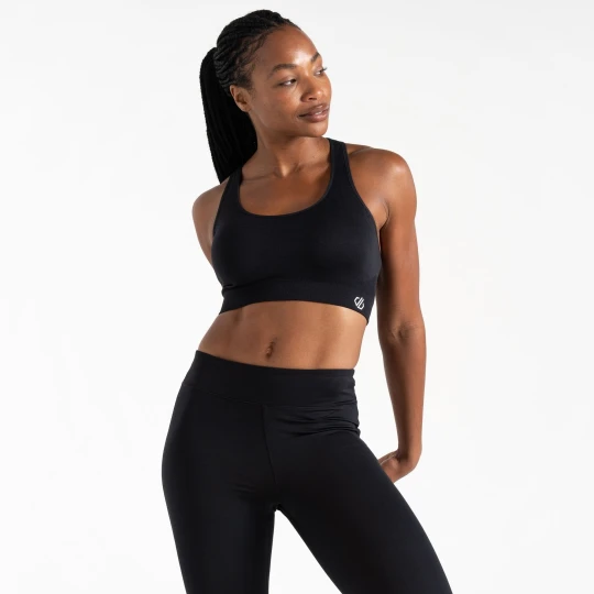 Zdjęcie produktu Dare 2b Biustonosz sportowy damski Dont Sweat It Czarny