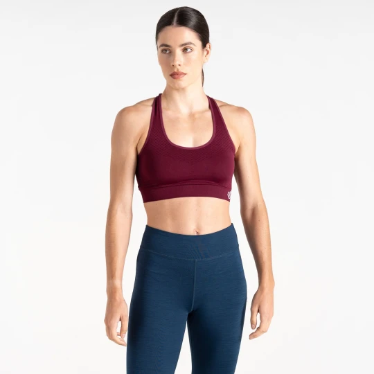 Zdjęcie produktu Dare 2b Biustonosz sportowy damski Dont Sweat It Fioletowy